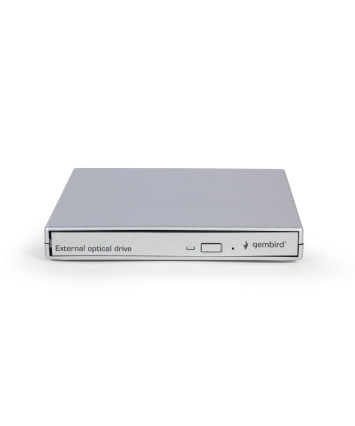 Оптический привод внешний DVD-RW USB 2.0 Gembird DVD-USB-02-SV серебро