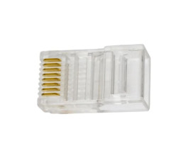 Коннектор RIPO RJ-45 (8P8C) универсальная кат.5e, покрытие 3мкд сквозной (50 шт.) 003-400035/50