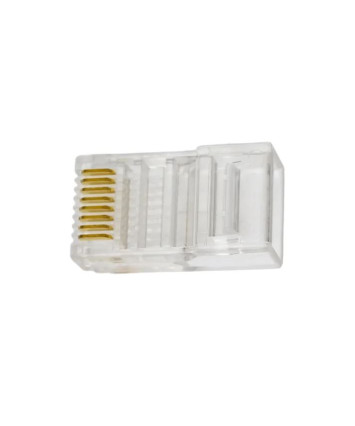 Коннектор RIPO RJ-45 (8P8C) универсальная кат.5e, покрытие 3мкд сквозной (50 шт.) 003-400035/50