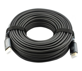 Активный оптический кабель HDMI Cactus 30м, v2, AOC, черный, CS-HDMI-AOC-2-30