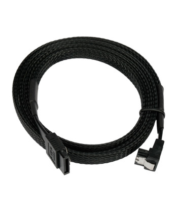 Кабель сигнальный SATA Cablexpert CC-SATAM-DATA90-BLBR-100CM, 100см