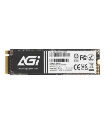 Накопитель SSD M.2 NVMe 256Gb AGi AI198 AGI256G80AI198R