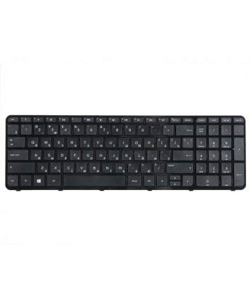Клавиатура для ноутбука HP Pavilion 15-e, 15-n, 15-g, 15-r, 250 G3, 255 G3, 256 G3, гор. Enter белая