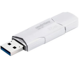 Флеш накопитель 32Gb USB 3.0 SmartBuy CLUE White (SB32GBCLU-W3)