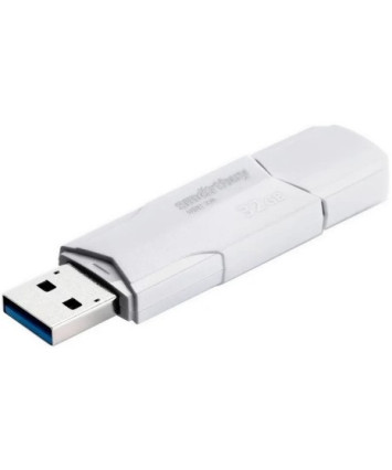 Флеш накопитель 32Gb USB 3.0 SmartBuy CLUE White (SB32GBCLU-W3)