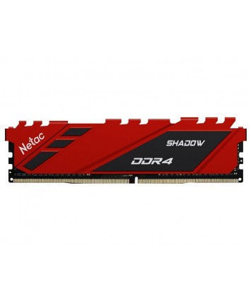 Модуль памяти DDR4 8Gb PC28800 3600Mhz Netac Shadow NTSDD4P36SP-08R Red, с радиатором