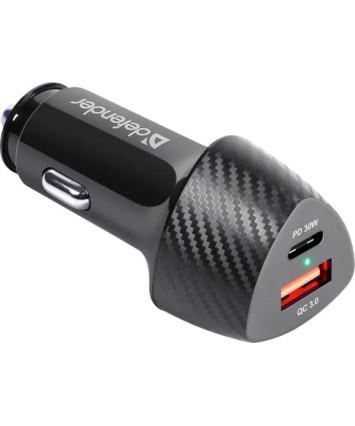 Автомобильное ЗУ Defender UCA-92 (1 USB 18W, 1 Type-c 30W)