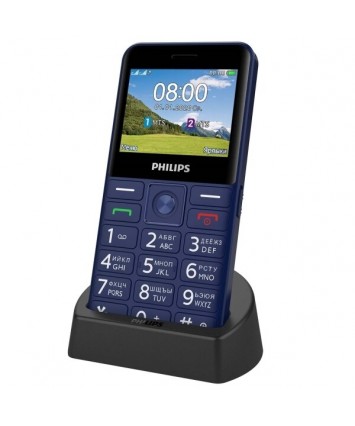 Мобильный телефон Philips E207 Blue
