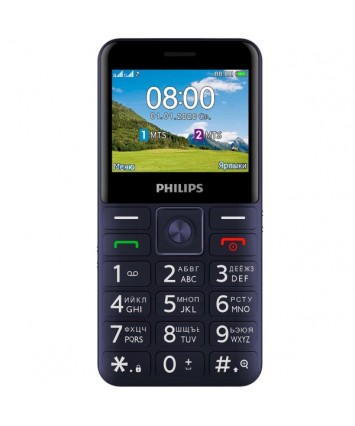 Мобильный телефон Philips E207 Blue