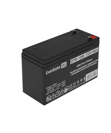 Батарея ExeGate DTM 1209/EXS1290 (12V 9Ah) клеммы F2 (EX282966RUS)