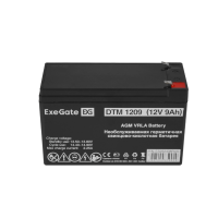 Батарея ExeGate DTM 1209/EXS1290 (12V 9Ah) клеммы F2 (EX282966RUS)