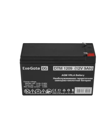 Батарея ExeGate DTM 1209/EXS1290 (12V 9Ah) клеммы F2 (EX282966RUS)