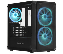 Корпус mATX без БП Powercase Micro A3B ARGB (CMMAB-A3)