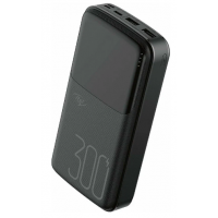 Портативный аккумулятор Itel IPP-85, 30000mAh, 2,1А черный