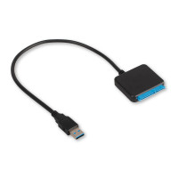 Адаптер USB3.2 Gen1 на SATA 2.5"/3.5" HDD/SSD Cablexpert A-USB3-SATA3-3.5, доп. питание 12V/2A, 0.4м