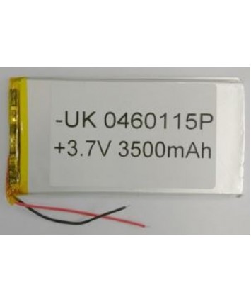 Батарея (аккумулятор) (Li-Pol 3.7В 3500мА·ч), (115*60*4 мм) UK 0460115P