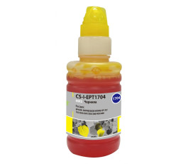 Чернила Cactus CS-I-EPT1704 желтый 100мл для Epson ExpHo XP33/103/203/207/303/306