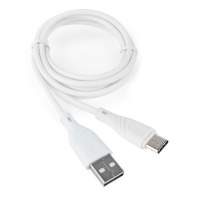 Кабель USB - Type-C Cablexpert CCB-USB2-AMCMO1-1MW, 1м, белый