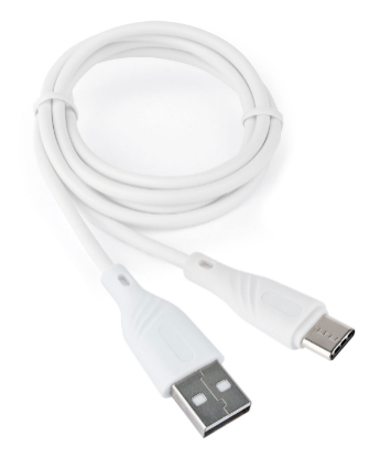 Кабель USB - Type-C Cablexpert CCB-USB2-AMCMO1-1MW, 1м, белый