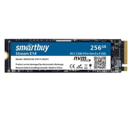 Накопитель SSD M.2 NVMe 256Gb Smartbuy Stream E14 (SBSSD256-STE14-M2P3)