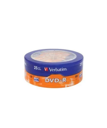 Оптический диск DVD-R Verbatim 4.7 Gb, 16х, Wagon Wheel (уп. 25шт)