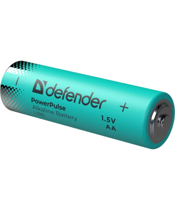 Батарейка Defender алкалиновая LR6-10BL AA, PowerPulse, 10шт, в блистере