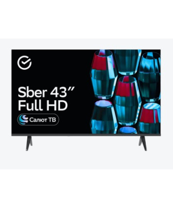Телевизор 43" Sber SDX 43F2139 черный