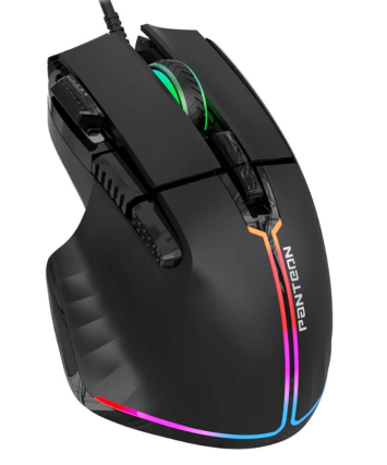 Мышь игровая PANTEON MS89, чёрная USB