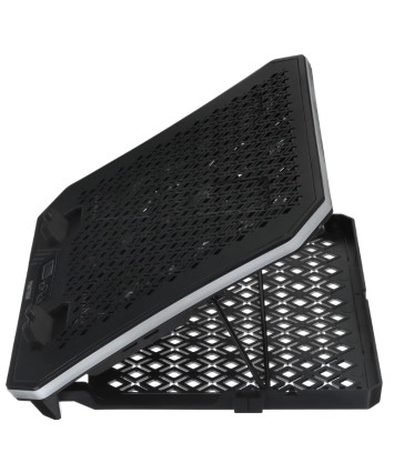 Охлаждающая подставка для ноутбука PANTEON CP-199L RGB Black 9"-18", USB, 9 вентиляторов