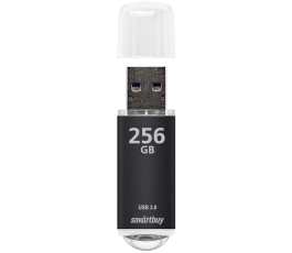 Флеш накопитель 256Gb USB 3.0 SmartBuy V-Cut Black (SB256GBVC-K3)