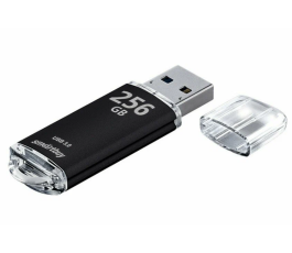 Флеш накопитель 256Gb USB 3.0 SmartBuy V-Cut Black (SB256GBVC-K3)