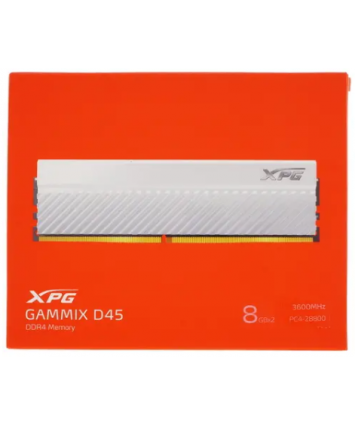 Модуль памяти DDR4 8Gb PC28800 3600MHz A-Data XPG GAMMIX D45 (AX4U36008G18I-CBKD45)