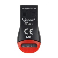 Картридер внешний Gembird FD2-MSD-1 (USB 2.0)