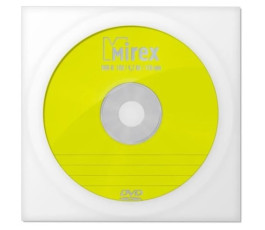 Оптический диск DVD-R Mirex 4.7 Gb, 16x, Бум.конверт (1) 205111