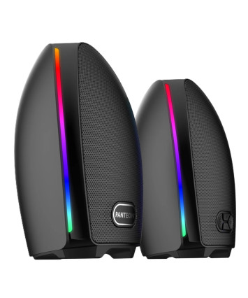 Акустика 2.0 PANTEON PBS-180,USB, Bluetooth, RGB, черный