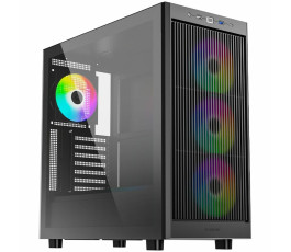 Корпус ATX без БП ID-Cooling Ware 510 ARGB, черный