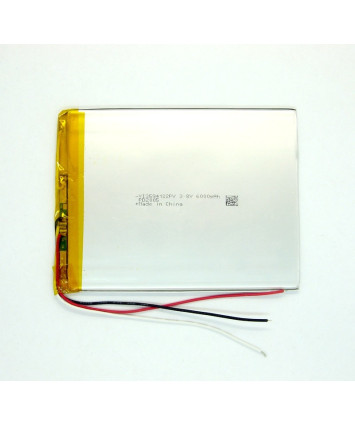 Батарея (аккумулятор) (Li-Pol 3.7В 6000мА·ч), (125*70*4 мм)