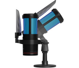 Игровой стрим микрофон Defender Impulse GMC 400 Type-C, RGB, провод 2 м.