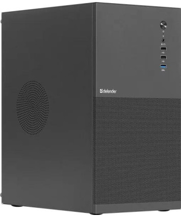 Корпус mATX без БП Defender Apex Metal, черный Корпус mATX без БП Defender Apex Metal, черный