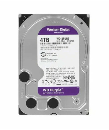 Жесткий диск 3.5" 4000Gb WD Purple (WD43PURZ) Жесткий диск 3.5" 4000Gb WD Purple (WD43PURZ)