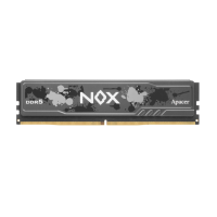 Модуль памяти DDR5 16Gb PC44800 5600MHz Apacer NOX (AH5U16G56C522MBAA-1), черный