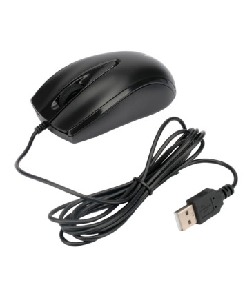 Мышь проводная Gembird MOP-110, черный, USB