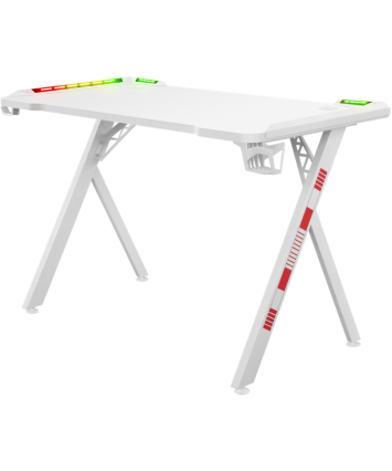 Игровой стол Defender Foton, RGB, белый