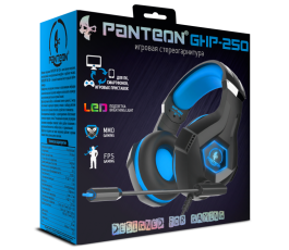Гарнитура игровая PANTEON GHP-250 чёрно-синяя