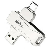 Флеш накопитель 32Gb USB 3.0+TypeC Netac U782C (NT03U782C-032G-30PN)