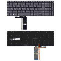 Клавиатура для ноутбука Lenovo ThinkBook 15-IIL 15-IML черная с подсветкой