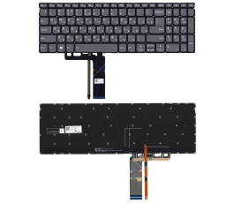 Клавиатура для ноутбука Lenovo ThinkBook 15-IIL 15-IML черная с подсветкой