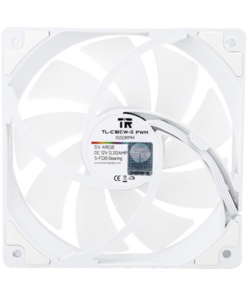 Вентилятор для корпуса Thermalright TL-C12CW-S, ARGB White