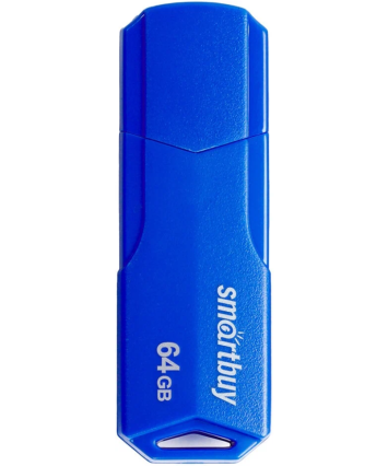 Флеш накопитель 64Gb USB 2.0 SmartBuy CLUE Blue (SB64GBCLU-BU)