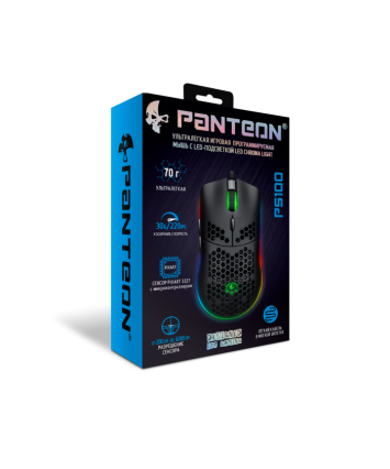 Мышь игровая PANTEON PS100 Black USB